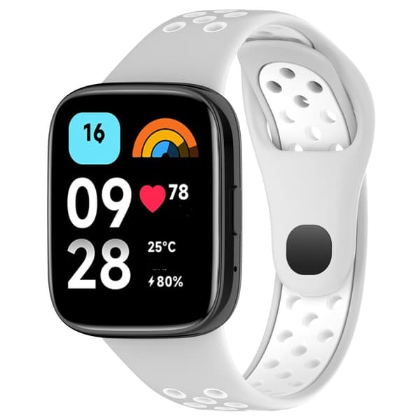 INF Rem kompatibel med Xiaomi Redmi Watch 3 Active/Redmi Watch 3 Lite/Redmi Watch 3 Youth, erstatnings silikonklokkerem