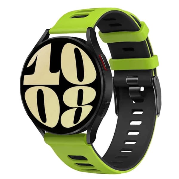 Twin Sport Urarmbånd Samsung Galaxy Watch 6 (44mm)- Grøn/sort