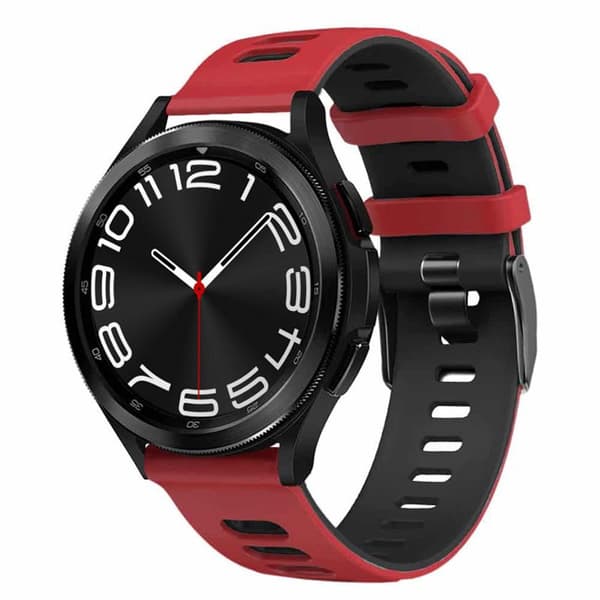 Twin Sport Kellon renneke Samsung Galaxy Watch 6 Classic (43mm) - Punamusta