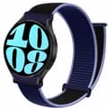 Miniatyrbilde 1 av 2: Nylon armbånd No-Gap Samsung Galaxy Watch 6 (40mm) - Midnight Blue
