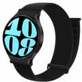 Miniatyrbilde 1 av 2: Nylon armbånd No-Gap Samsung Galaxy Watch 6 (40mm) - Dark Black
