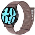 Miniatyrbillede 1 af 2: Nylon Armbånd  No-Gap Samsung Galaxy Watch 6 (40mm) - Smokey Mauve