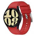 Miniatyrbilde 1 av 3: Silikon armbånd No-Gap Samsung Galaxy Watch 6 (44mm) - Rød