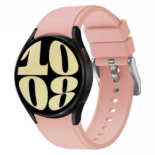 Silikoni kellon ranneke No-Gap Samsung Galaxy Watch 6 (44mm) - Vaaleapinkki