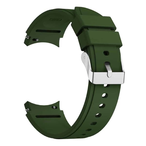 Silikon klockarmband No-Gap Samsung Galaxy Watch 6 (44mm) - Army