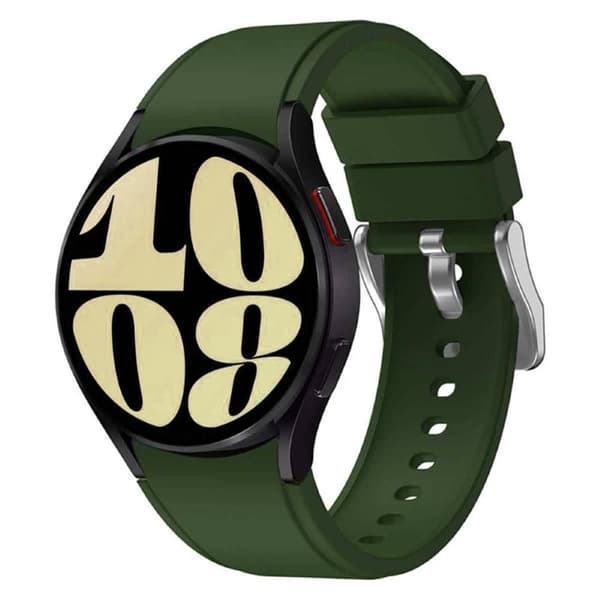Silikon klockarmband No-Gap Samsung Galaxy Watch 6 (44mm) - Army