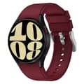 Miniatyrbillede 1 af 3: Silikone urrem No-Gap Samsung Galaxy Watch 6 (44mm) - Wine