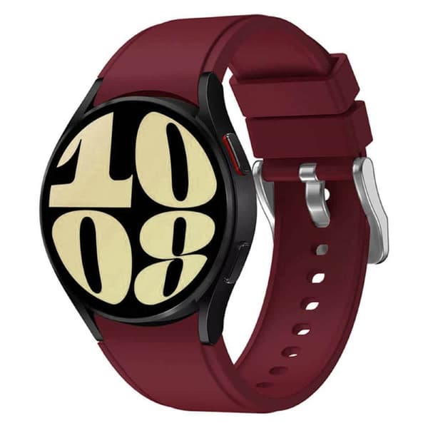 Silikone urrem No-Gap Samsung Galaxy Watch 6 (44mm) - Wine