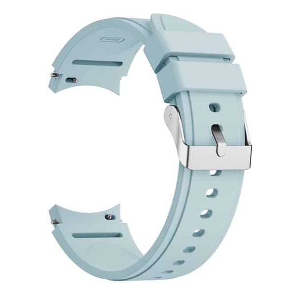 Silikon armbånd No-Gap Samsung Galaxy Watch 6 (44mm) - Lyseblå