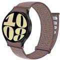 Miniatyrbillede 1 af 2: Nylon Armbånd  No-Gap Samsung Galaxy Watch 6 (44mm) - Smokey Mauve