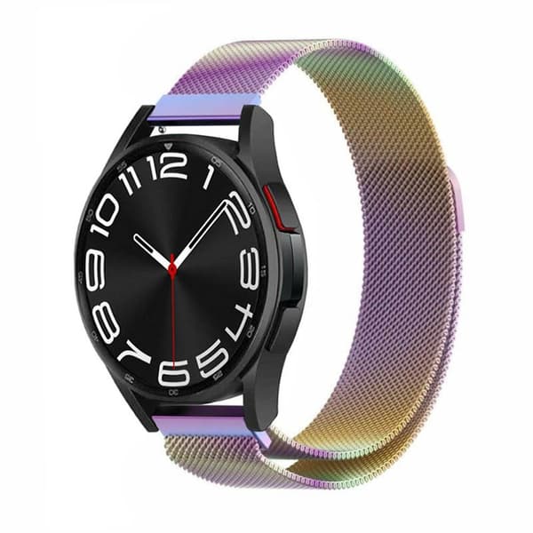Milanese magnetisk urrem Samsung Galaxy Watch 6 Classic (43mm) - Rainbow