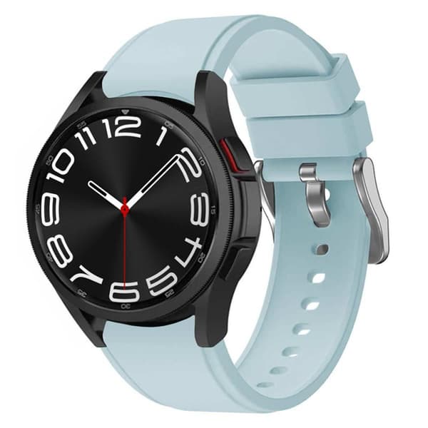 Silikon klockarmband No-Gap Samsung Galaxy Watch 6 Classic (43mm) - Ljusblå