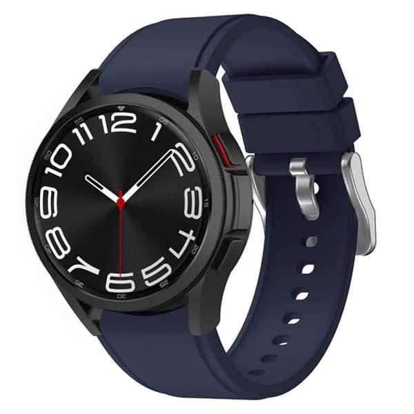 Silikon klockarmband No-Gap Samsung Galaxy Watch 6 Classic (43mm) - Blå