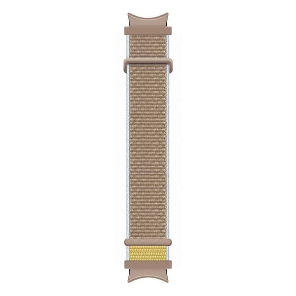 Nylon armbånd No-Gap Samsung Galaxy Watch 6 Classic (43mm) - Camel