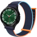 Miniatyrbilde 1 av 2: Nylon armbånd No-Gap Samsung Galaxy Watch 6 Classic (43mm) - Deep Navy