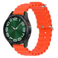 Miniatyrbilde 1 av 5: Ocean klokkereim Samsung Galaxy Watch 6 Classic (43mm) Oransje