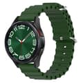 Miniatyrbillede 1 af 5: Ocean ur armbånd Samsung Galaxy Watch 6 Classic (43mm) Army