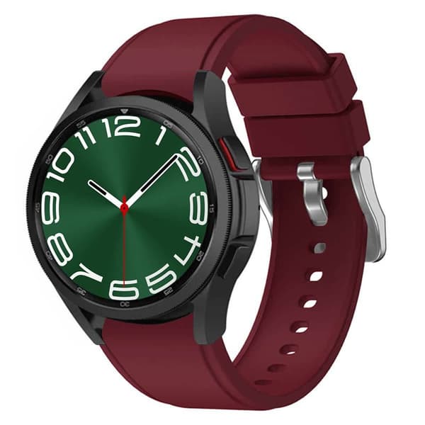 Silikon armbånd No-Gap Samsung Galaxy Watch 6 Classic (43mm) - Wine