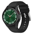 Miniatyrbilde 1 av 3: Silikon armbånd No-Gap Samsung Galaxy Watch 6 Classic (43mm) - Svart