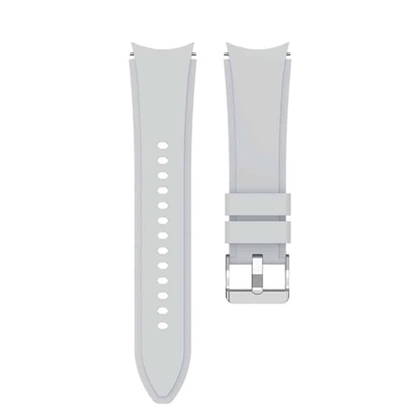 Silikon klockarmband No-Gap Samsung Galaxy Watch 6 Classic (47mm) - Ljusgrå