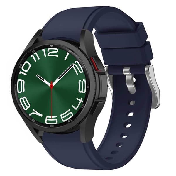 Silikoni kellon ranneke No-Gap Samsung Galaxy Watch 6 Classic (43mm) - Sininen