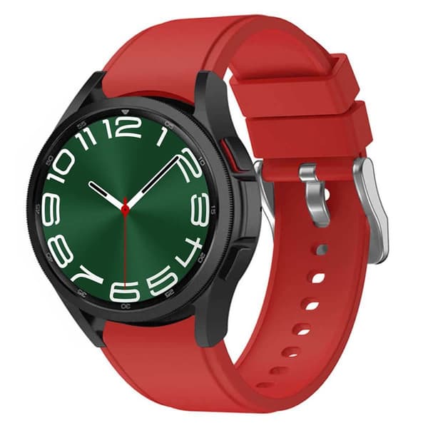 Silikon klockarmband No-Gap Samsung Galaxy Watch 6 Classic (47mm) - Röd