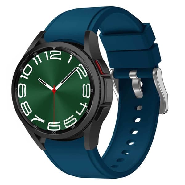 Silikoni kellon ranneke No-Gap Samsung Galaxy Watch 6 Classic (43mm) - Petrol
