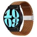 Miniatyrbilde 1 av 4: Flettet elastisk armbånd Samsung Galaxy Watch 6 (40mm) - Brun