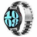 Miniatyrbillede 1 af 3: Urrem rustfrit stål Samsung Galaxy Watch 6 (40mm) - Sølv/sort