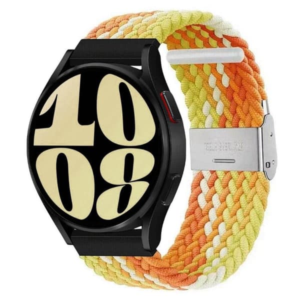 Flettet elastisk armbånd Samsung Galaxy Watch 6 (44mm) - gradientorange