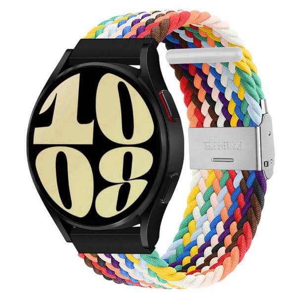 Flettet Elastik Armbånd Samsung Galaxy Watch 6 (44mm) - Army