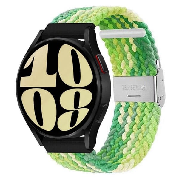 Flettet elastisk armbånd Samsung Galaxy Watch 6 (44mm) - gradientgreen