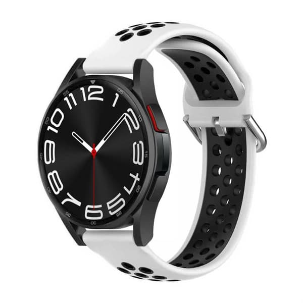 EBN Sport klokkereim Samsung Galaxy Watch 6 Classic (43mm) - Hvit/svart