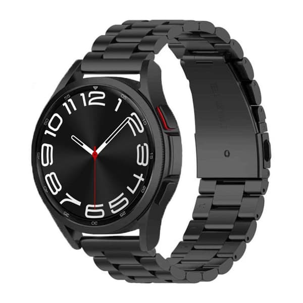 Klokkereim rustfritt stål Samsung Galaxy Watch 6 Classic (43mm) - Svart