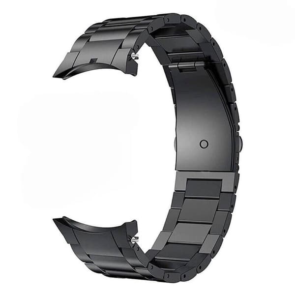 Armbånd titanium No-Gap Samsung Galaxy Watch 6 Classic (43mm) - Sort
