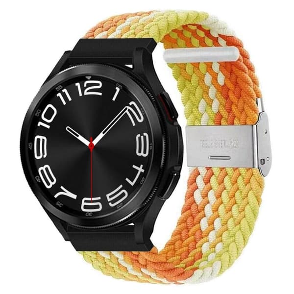 Flettet elastisk armbånd Samsung Galaxy Watch 6 Classic (43mm) - gradientorange