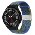 Miniatyrbilde 1 av 4: Flettet elastisk armbånd Samsung Galaxy Watch 6 Classic (43mm) - blågrønn