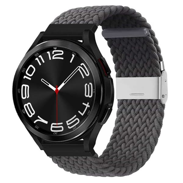 Flettet elastisk armbånd Samsung Galaxy Watch 6 Classic (43mm) - skygrey