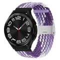 Miniatyrbillede 1 af 3: Flettet Elastik Armbånd Samsung Galaxy Watch 6 Classic (43mm) - gradientpurple