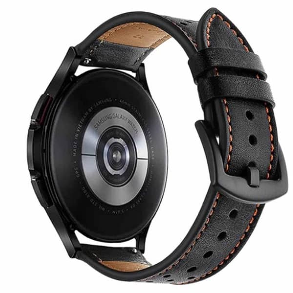 Lærklokkereim Samsung Galaxy Watch 6 Classic (43mm) - Svart