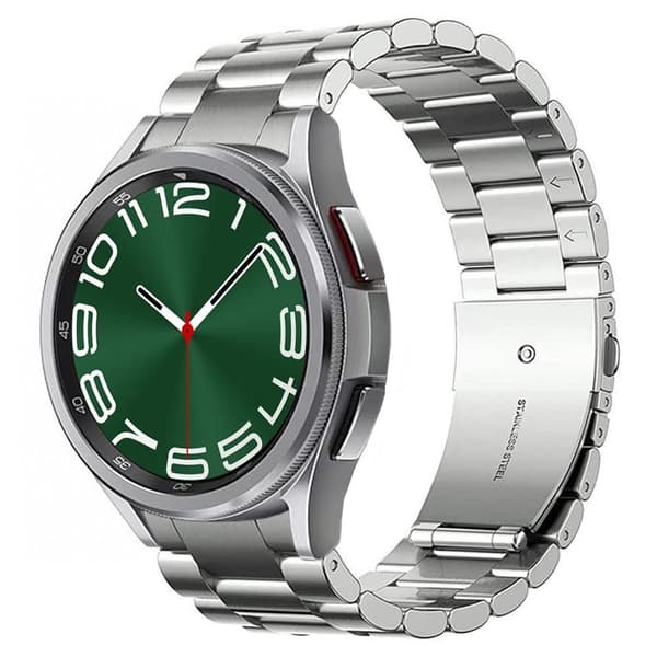 Armband RSF Stål No-Gap Samsung Galaxy Watch 6 Classic (47mm) - Silver
