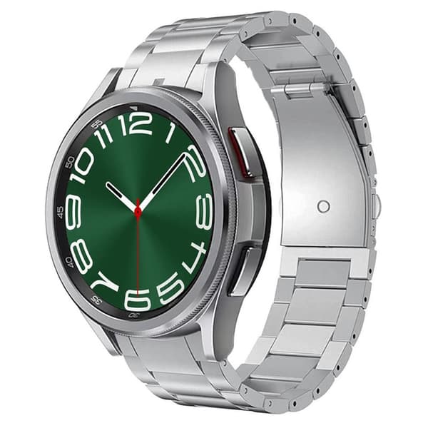 Armband titan No-Gap Samsung Galaxy Watch 6 Classic (47mm) - Silver