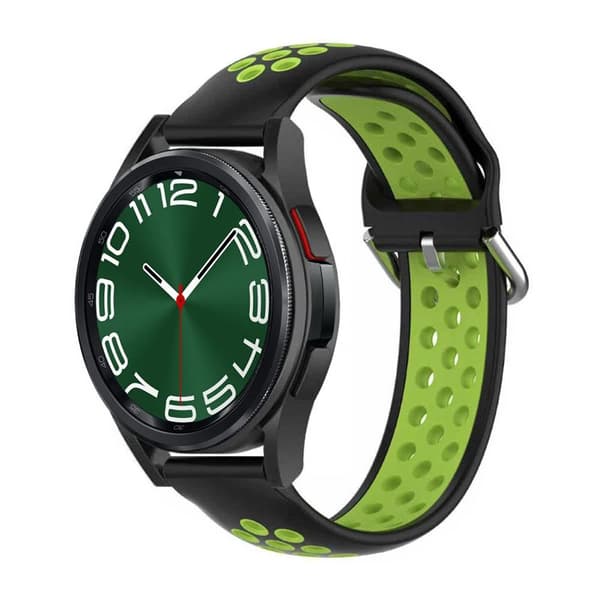EBN Sport klokkereim Samsung Galaxy Watch 6 Classic (43mm) - Svart/grønn