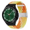 Miniatyrbilde 1 av 3: Flettet elastisk armbånd Samsung Galaxy Watch 6 Classic (47mm) - gradientorange