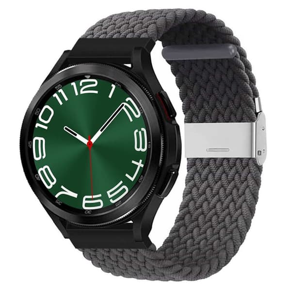 Flettet elastisk armbånd Samsung Galaxy Watch 6 Classic (47mm) - skygrey