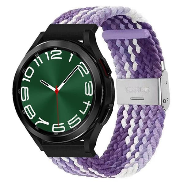 Flettet elastisk armbånd Samsung Galaxy Watch 6 Classic (47mm) - gradientpurple