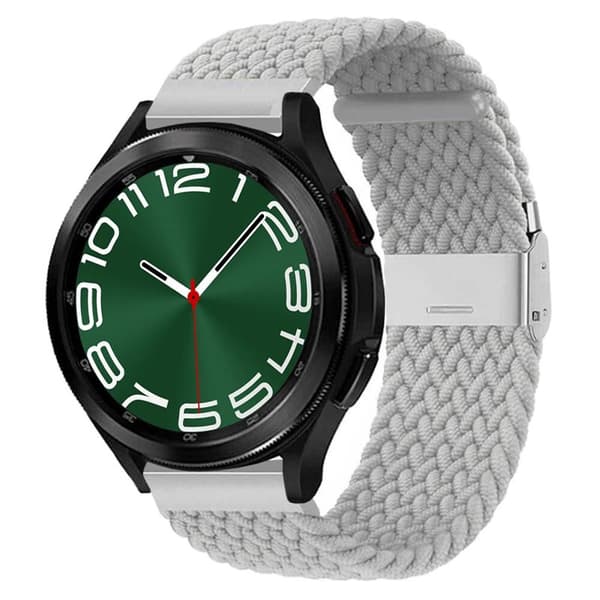 Flettet elastisk armbånd Samsung Galaxy Watch 6 Classic (47mm) - stone