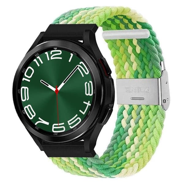 Flettet elastisk armbånd Samsung Galaxy Watch 6 Classic (47mm) - gradientgreen