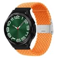 Miniatyrbilde 1 av 3: Flettet elastisk armbånd Samsung Galaxy Watch 6 Classic (47mm) - Oransje