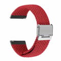 Miniatyrbillede 3 af 4: Flettet Elastik Armbånd Samsung Galaxy Watch 6 Classic (47mm) - Mørkerød